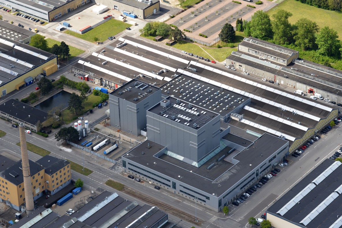 heraeus-comvance-denmark-plant-aerial bird's eye view of the plant in Denmark