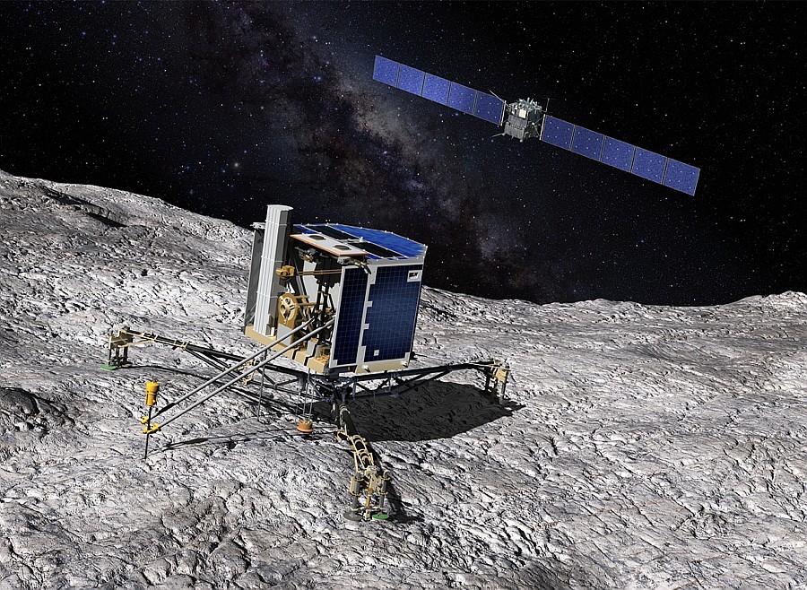 拍摄罗塞塔号 CNES 飞行任务的照片